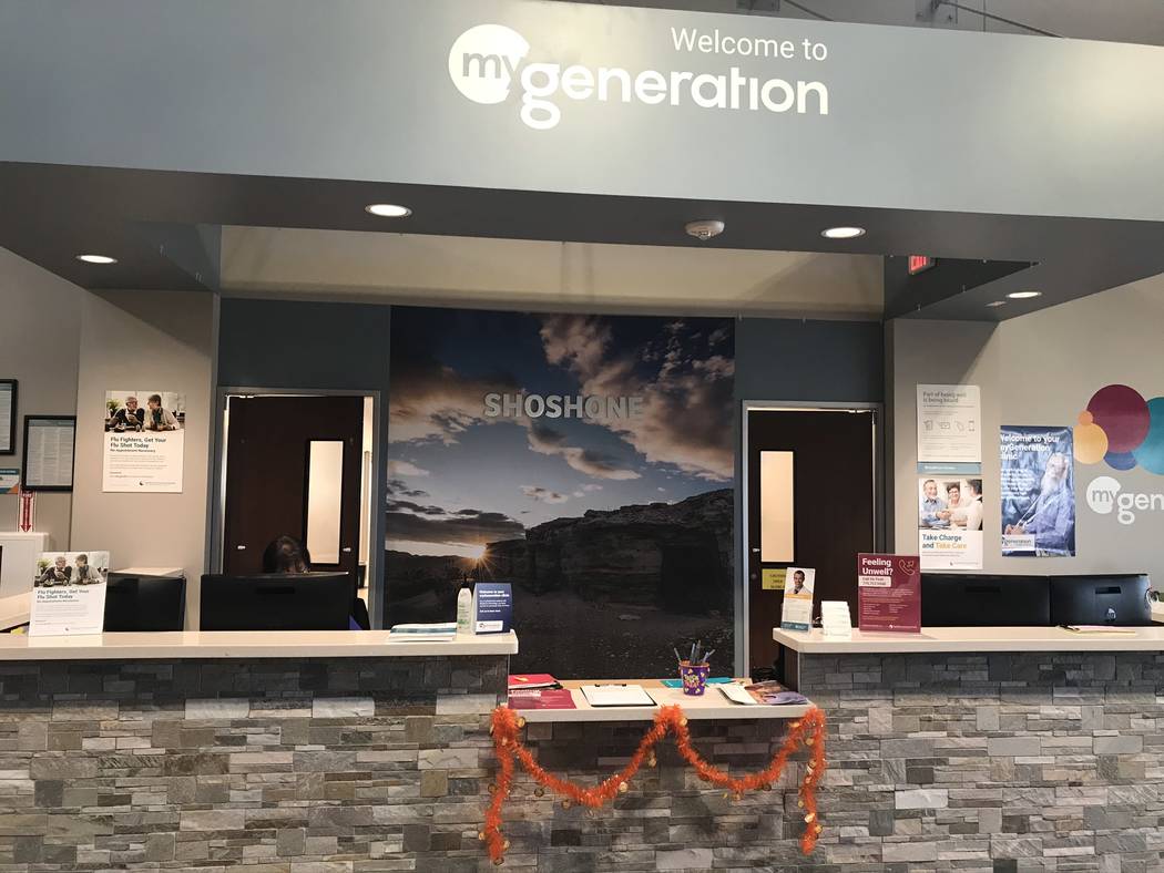 Jeffrey Meehan/Pahrump Valley Times A myGeneration Senior Clinic was opened at the HealthCare ...