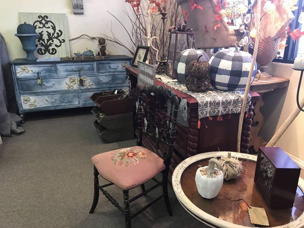 Jeffrey Meehan/Pahrump Valley Times A shop that focuses on farmhouse decor, along with antique ...