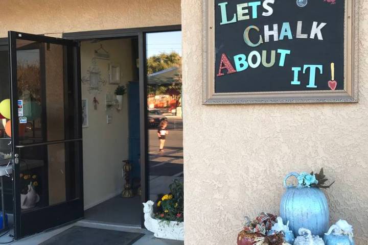 Jeffrey Meehan/Pahrump Valley Times A shop that focuses on farmhouse decor, along with antique ...