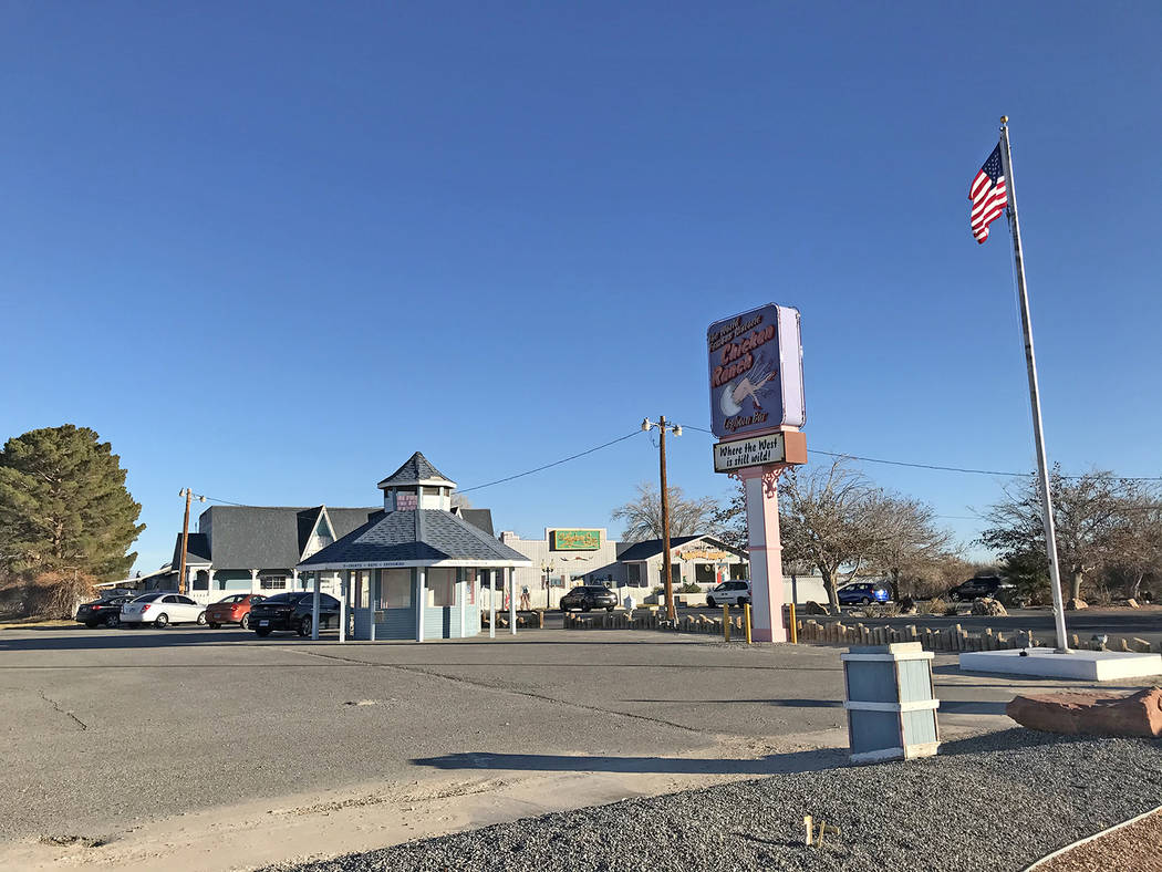 Robin Hebrock/Pahrump Valley Times The Chicken Ranch brothel, as seen in this Dec. 31, 2019 pho ...
