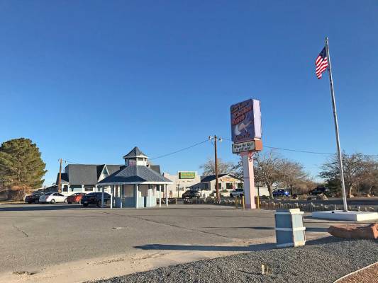 Robin Hebrock/Pahrump Valley Times The Chicken Ranch brothel, as seen in this Dec. 31, 2019 pho ...