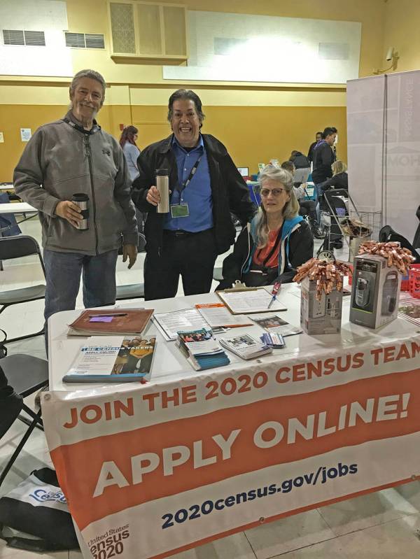 Robin Hebrock/Pahrump Valley Times Employees with the U.S. Census Bureau are shown attending a ...