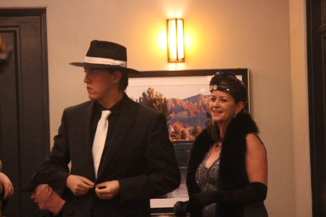 Jeffrey Meehan/Pahrump Valley Times Some came dressed for the occasion at Pahrump Valley Chambe ...