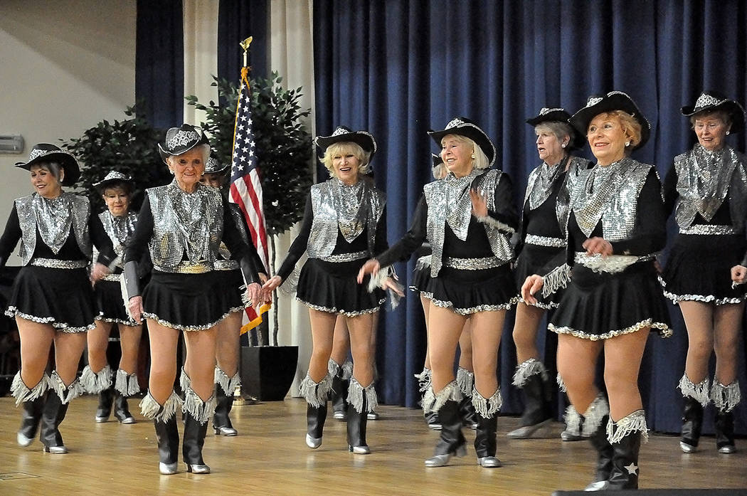 Horace Langford Jr./Pahrump Valley Times The Nevada Silver Tappers helped provide entertainment ...