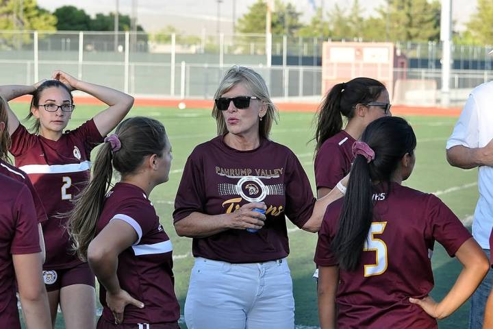 Horace Langford Jr./Pahrump Valley Times Pahrump Valley High School girls soccer coach finds us ...