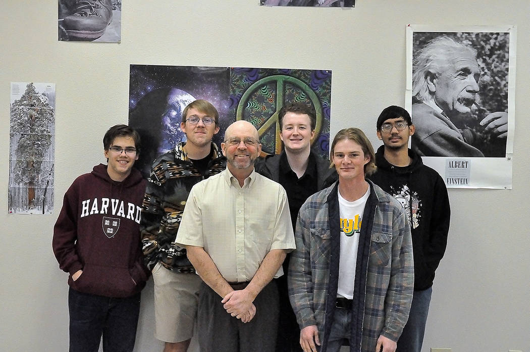 Horace Langford Jr./Pahrump Valley Times Pahrump Valley High School's 2020 Nevada Science Bowl ...