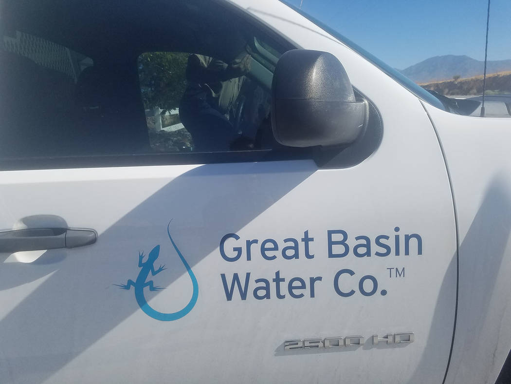 David Jacobs/Pahrump Valley Times Great Basin Water Company is seeking an increase for both wat ...