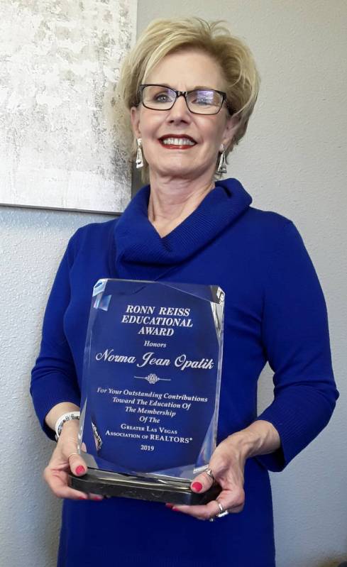 Selwyn Harris/Pahrump Valley Times Pahrump Realtor Norma Jean Opatik of Realty Executives in Pa ...
