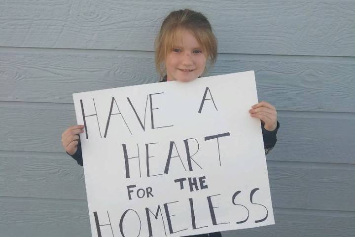 Kayla Noyes/Special to the Pahrump Valley Times Ashlin Banning, just 8 years old, is trying her ...