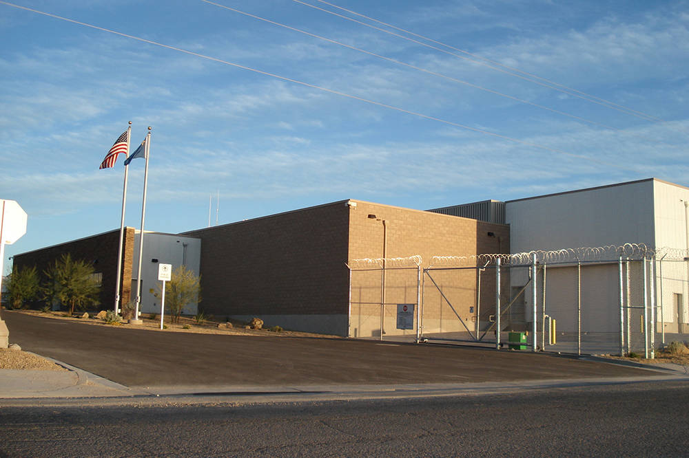 Special to the Pahrump Valley Times The Nye County Detention Center in Pahrump is located on Ki ...