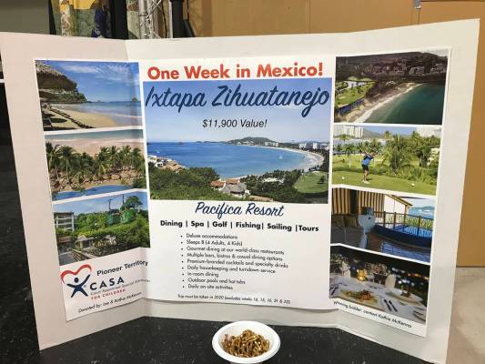 Robin Hebrock/Pahrump Valley Times A one-week trip to the Pacifica Resort in Mexico was the big ...