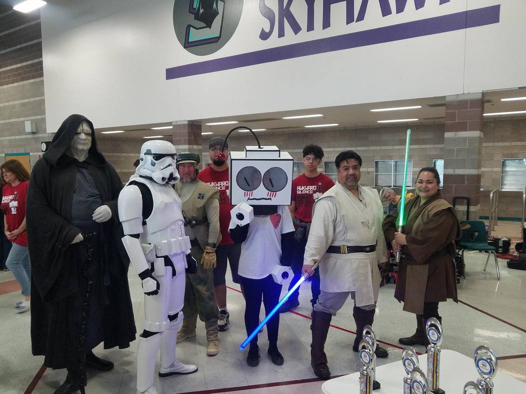 Pahrump Southern Nye County 4-H A cosplay group was in attendance during the Southern FTC Leagu ...
