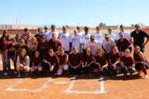 Chuck Hoover/Special to the Pahrump Valley Times Players from the Girls Who Love Softball and t ...