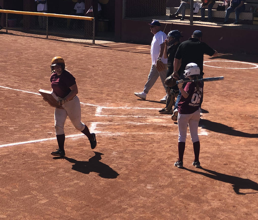 Girls Who Love Softball stoop to new lows to top Pahrump VFW Auxiliary