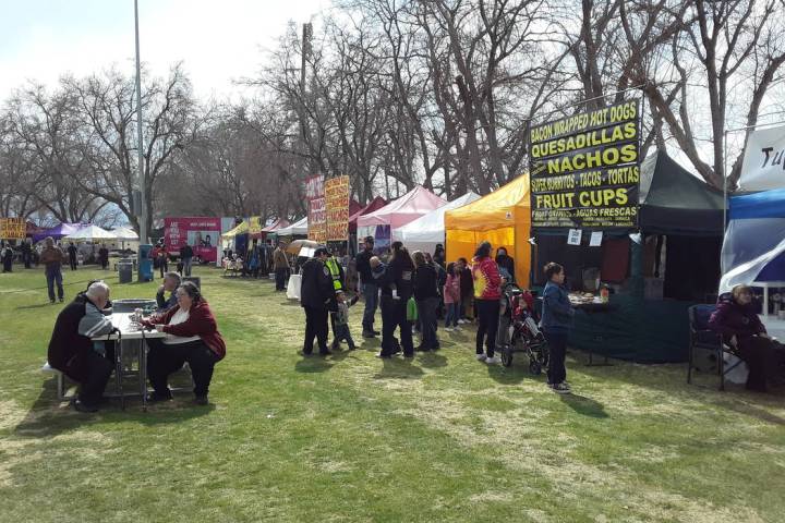 Selwyn Harris/Pahrump Valley Times Upwards of 85 vendors, along with a few new ones this year s ...