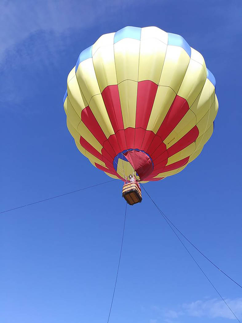 Pahrump Chamber of Commerce Though balloon pilots control ascending and descending their craft, ...