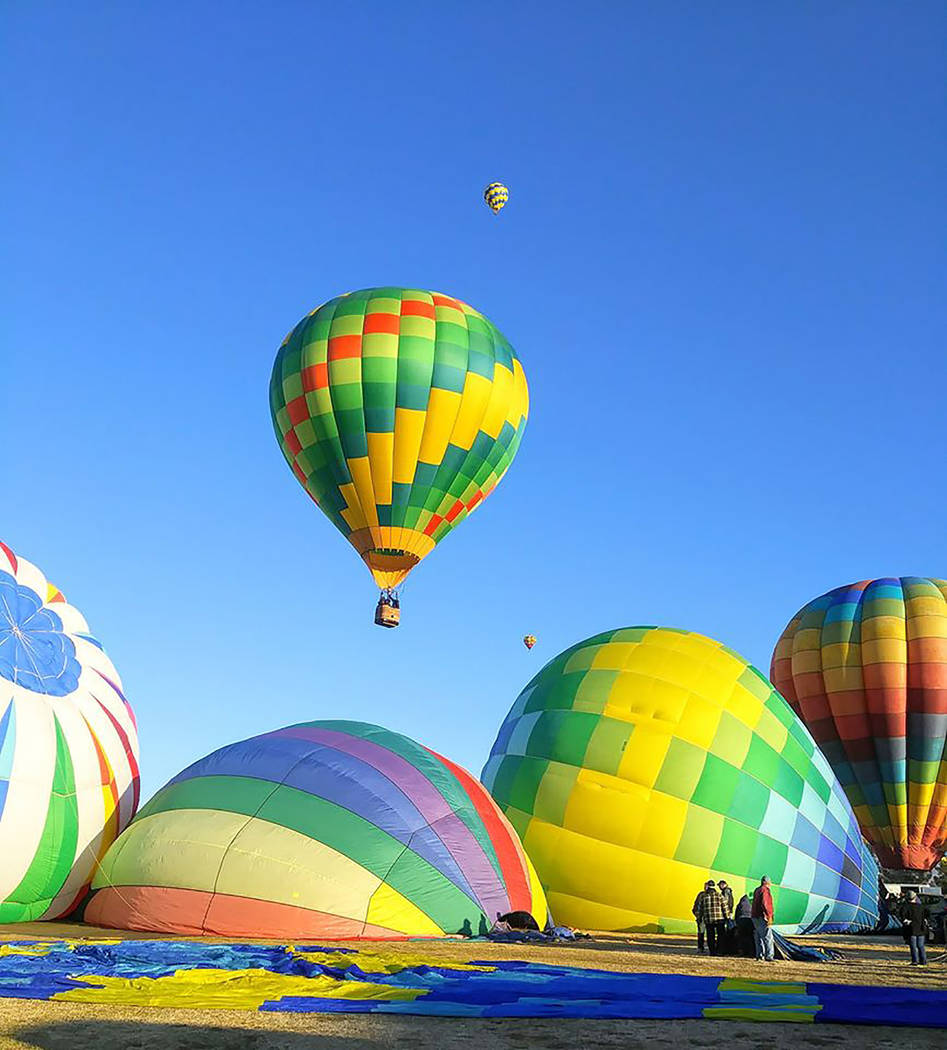 Pahrump Chamber of Commerce Hot air balloon flights normally last 45 minutes to an hour, as the ...