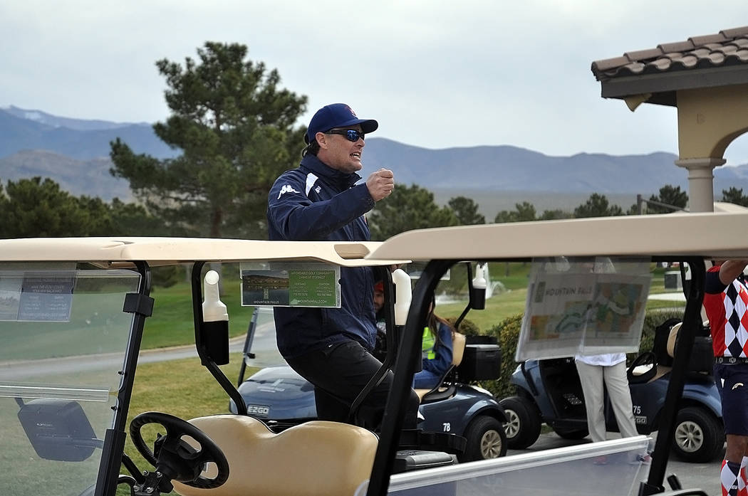 Horace Langford Jr./Pahrump Valley Times Robert Greer, tour director for the American FootGolf ...