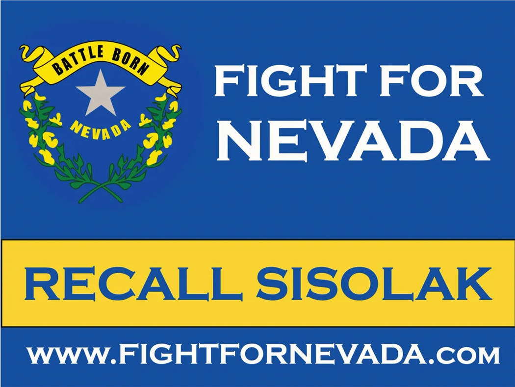 Special to the Pahrump Valley Times Fight for Nevada was formed last year with the goal of reca ...
