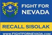 Special to the Pahrump Valley Times Fight for Nevada was formed last year with the goal of reca ...