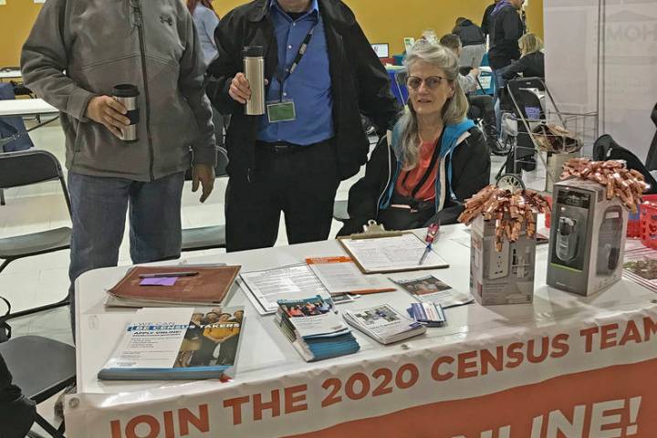Robin Hebrock/Pahrump Valley Times Employees with the U.S. Census Bureau have been active in th ...