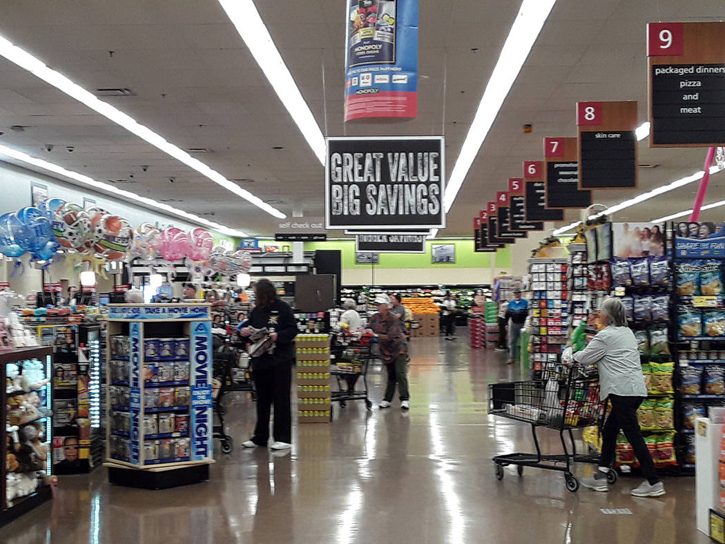 Selwyn Harris/Pahrump Valley Times Shoppers at Pahrump's Albertsons will notice an enhanced ima ...