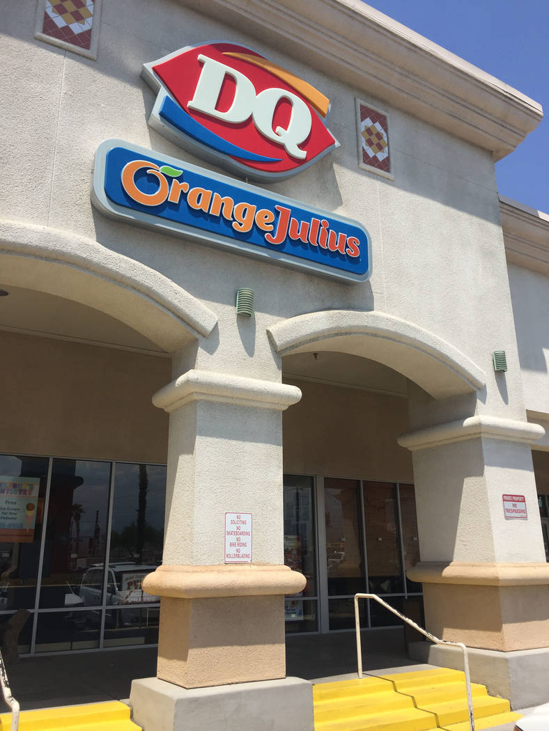 Jeffrey Meehan/Pahrump Valley Times Dairy Queen is celebrating its 80th year in business. The c ...
