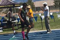 Pahrump Valley Times file photo Beatty's Jose Granados, shown after one of his three record-set ...