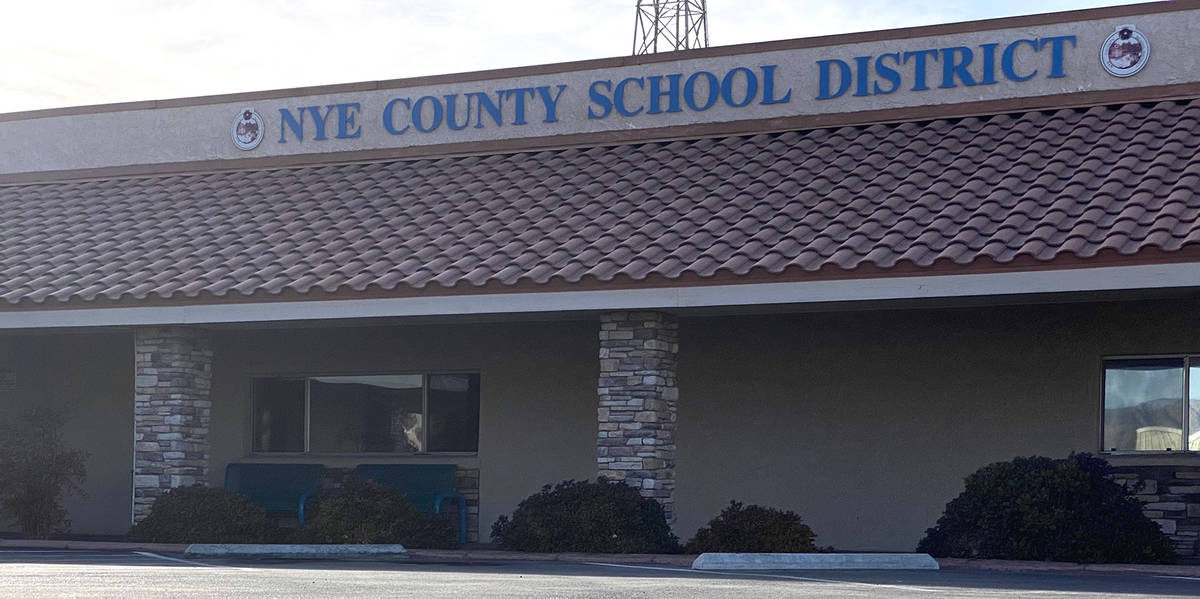 Jeffrey Meehan/Pahrump Valley Times All K-12 schools in Nye County and across the state are cl ...