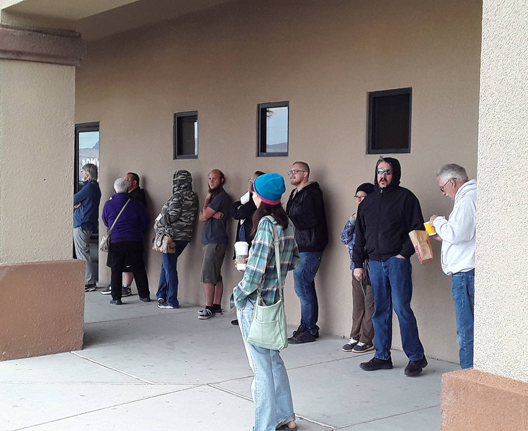 Selwyn Harris/Pahrump Valley Times Nevada DMV Director Julie Butler said only customers, or tho ...