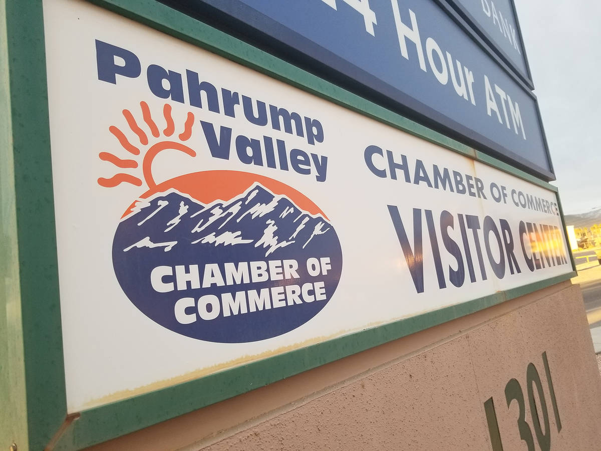 David Jacobs/Pahrump Valley Times The Pahrump Valley Chamber of Commerce's headquarters is loca ...