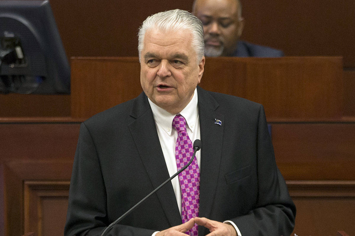 (AP Photo/Tom R. Smedes) Nevada Governor Steve Sisolak said his administration is working hard ...