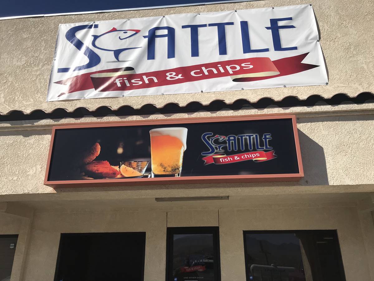 Jeffrey Meehan/Pahrump Valley Times Seattle Fish and Chips at Highway 160 and Mesquite Avenue i ...