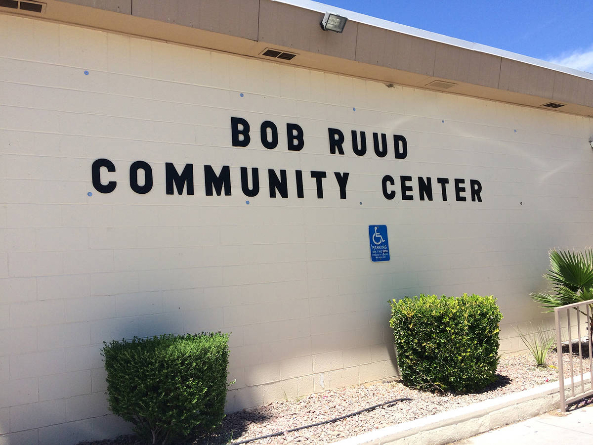 Robin Hebrock/Pahrump Valley Times Events and activities at the Bob Ruud Community Center occur ...