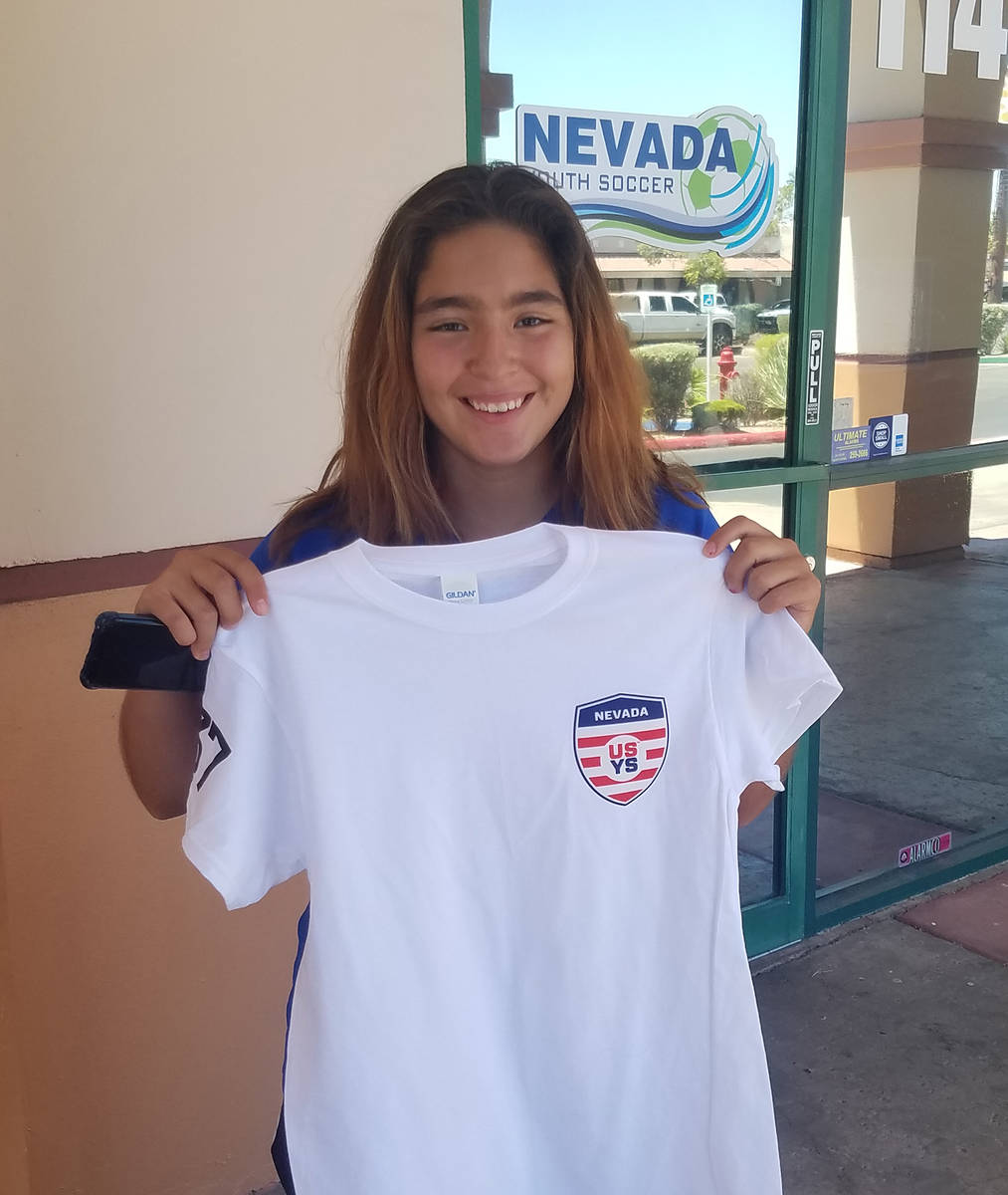 Danny Coleman/Special to the Pahrump Valley Times Pahrump resident Paris Coleman shows off her ...