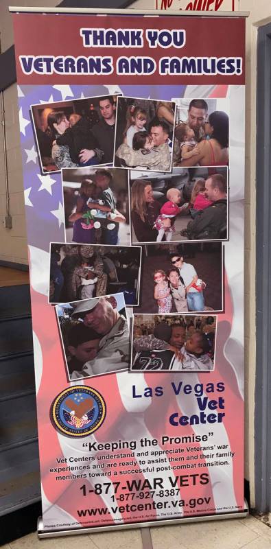 Robin Hebrock/Pahrump Valley Times The Las Vegas Vets Center was just one of the 41 vendors tha ...