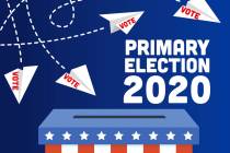 Heather Ruth/Pahrump Valley Times The 2020 primary election is set for June 9 and voters in Nev ...