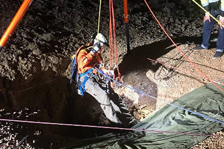 Special to the Pahrump Valley Times Search and Rescue crews were dispatched to Inyo County in t ...
