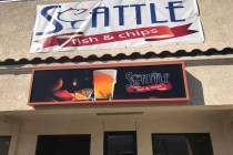 Jeffrey Meehan/Pahrump Valley Times Seattle Fish and Chips opened in late 2019 in Pahrump. The ...
