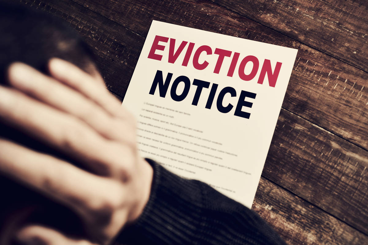Getty Images Nevadans do not have to worry about evictions, as Nevada Gov. Steve Sisolak has si ...