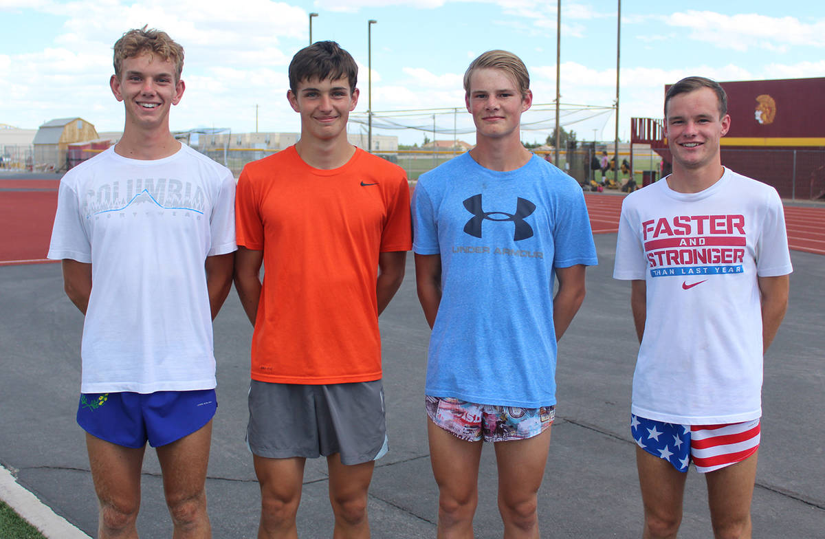 Pahrump Valley Times file From left, Layron Sonerholm, Michael Sonerholm, Grant Odegard and Bry ...