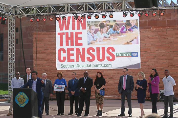 Erik Verduzco/Special to the Pahrump Valley Times Government officials participate at the South ...