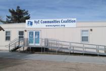 Selwyn Harris/Pahrump Valley Times The NyE Communities Coalition may have had to close its cam ...