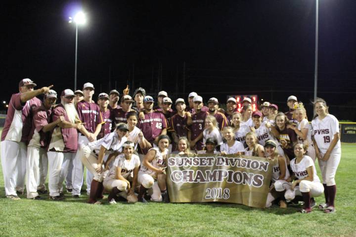 Pahrump Valley Times file The Pahrump Valley High School baseball and softball teams celebrated ...