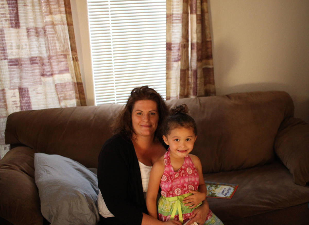 Jeffrey Meehan/Pahrump Valley Times Brandi Johnson (left), and her daughter (right), are part ...