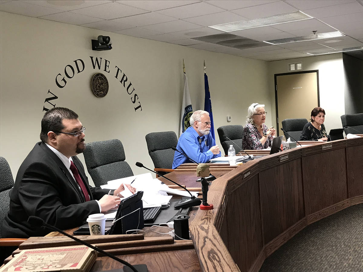 Nye County Commissioners call for explanation of groundwater levy - pvtimes.com