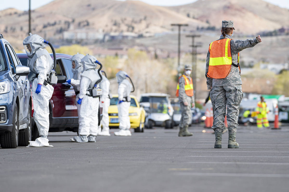 Special to the Pahrump Valley Times Members of the Nevada National Guard have teamed with the W ...