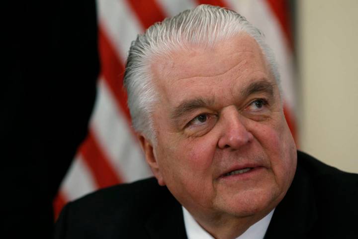 Nevada Gov. Steve Sisolak. (Cathleen Allison/Las Vegas Review-Journal) As part of the Western S ...