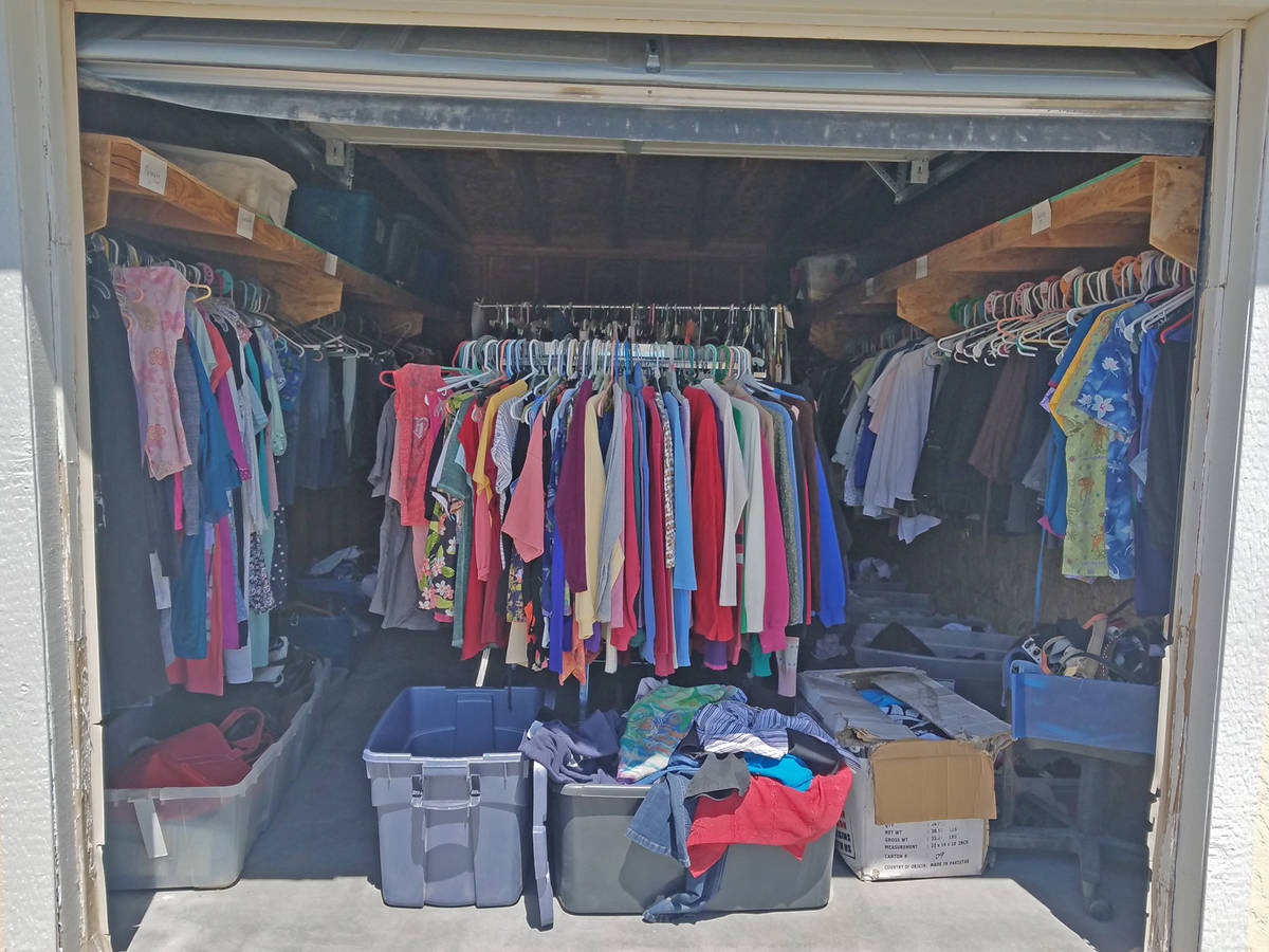 Special to the Pahrump Valley Times Nevada Outreach has a huge amount of clothing available to ...