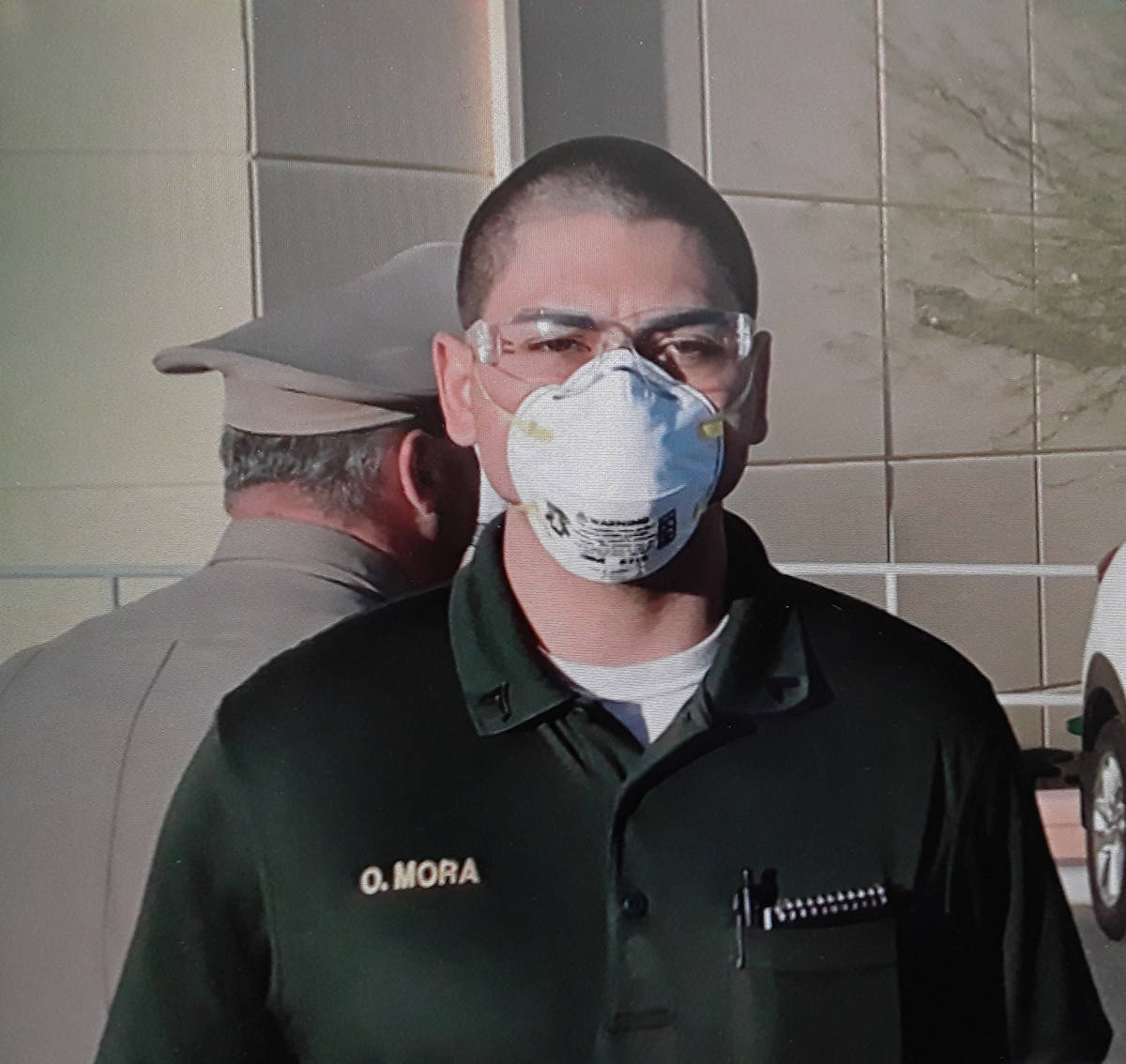 Special to the Pahrump Valley Times Dubbed the "COVID-19 class," recruits must wear masks and g ...